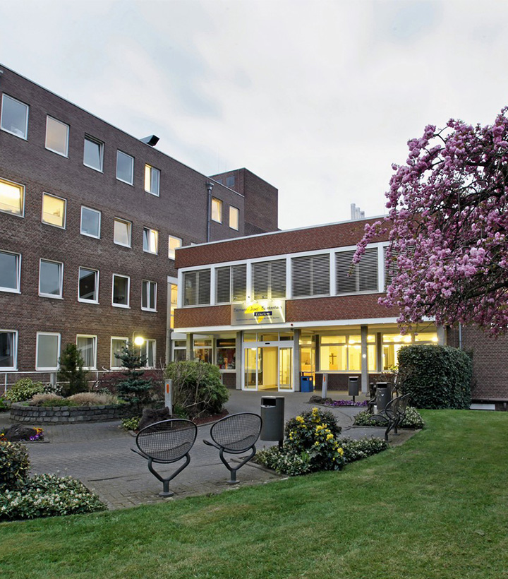 Eingang Hermann-Josef-Krankenhaus